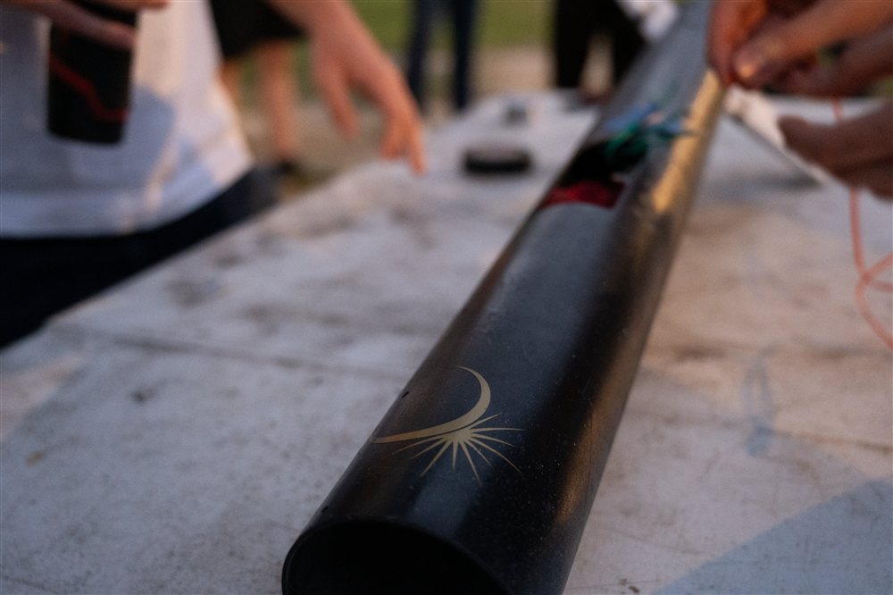 Moonfall&rsquo;s airframe with its eclipse mark